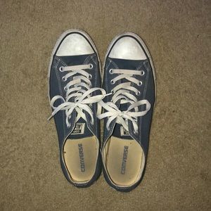 Navy Blue Converse (size 11 men’s 13 women’s)
